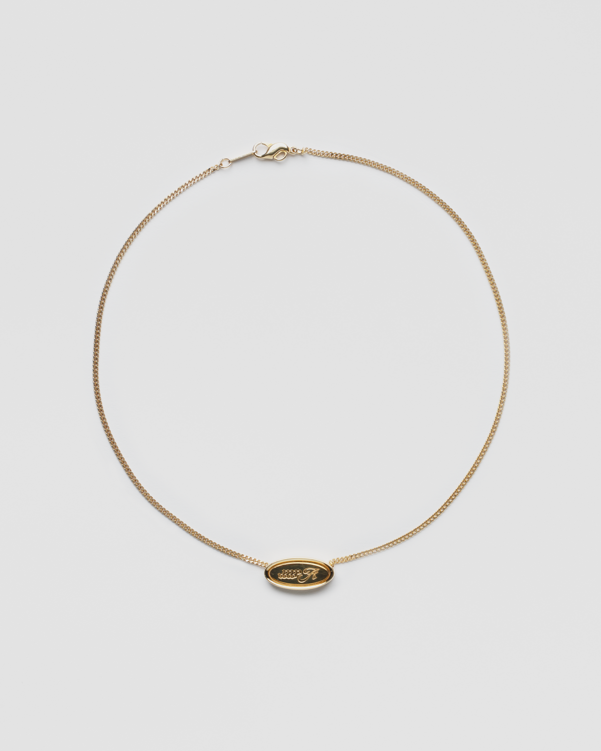 Emblem Necklace Narrow – 4.W.A.JEWELRY SUPPLY.