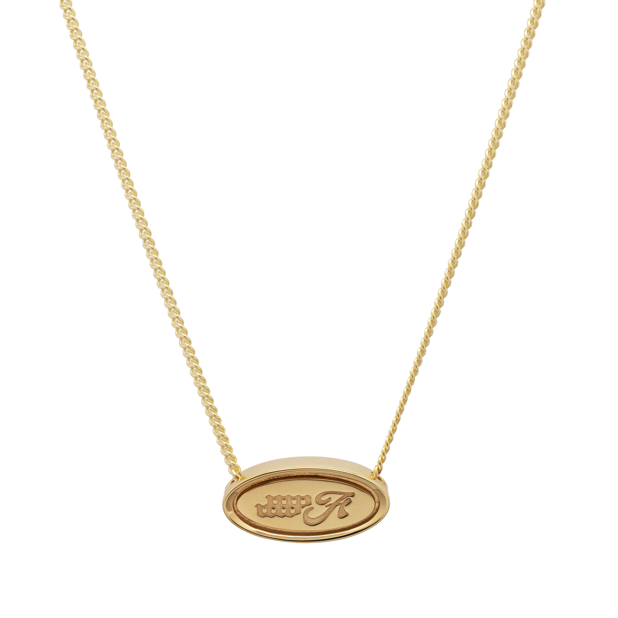 Emblem Necklace Narrow – 4.W.A.JEWELRY SUPPLY.